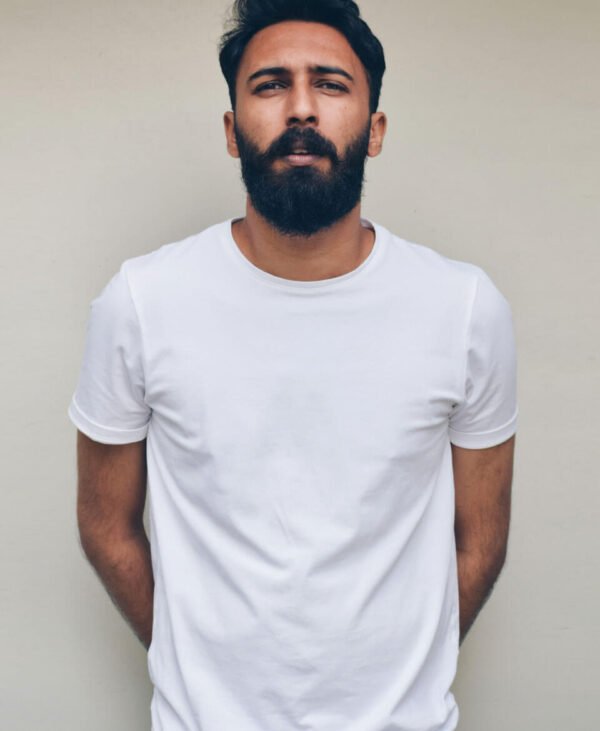 Men white T-Shirt
