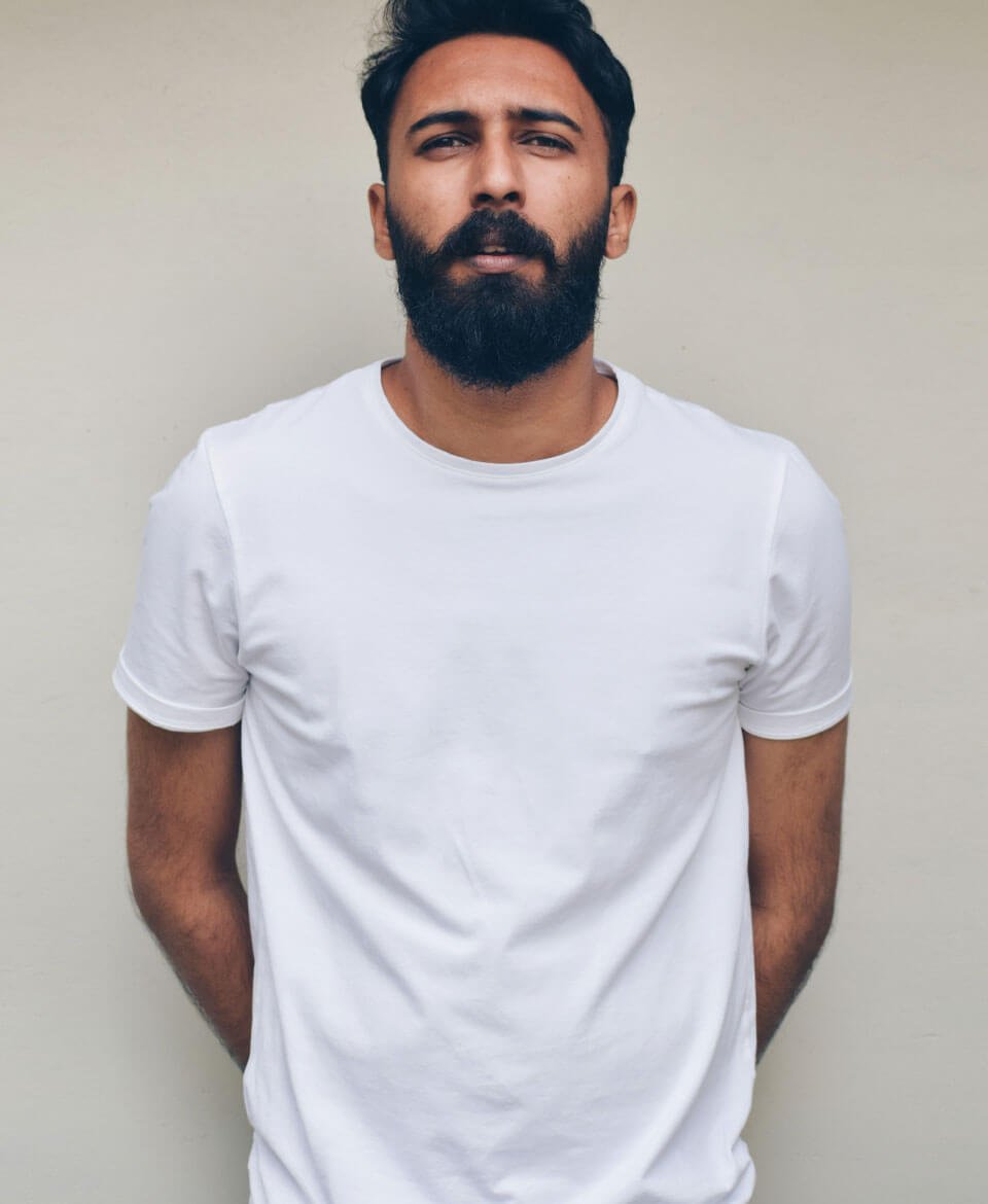 Men white T-Shirt
