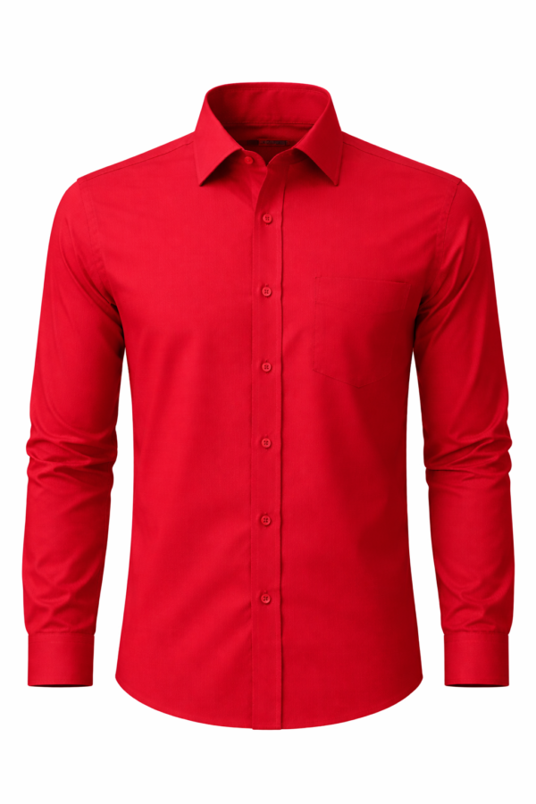 Red Office Shirt
