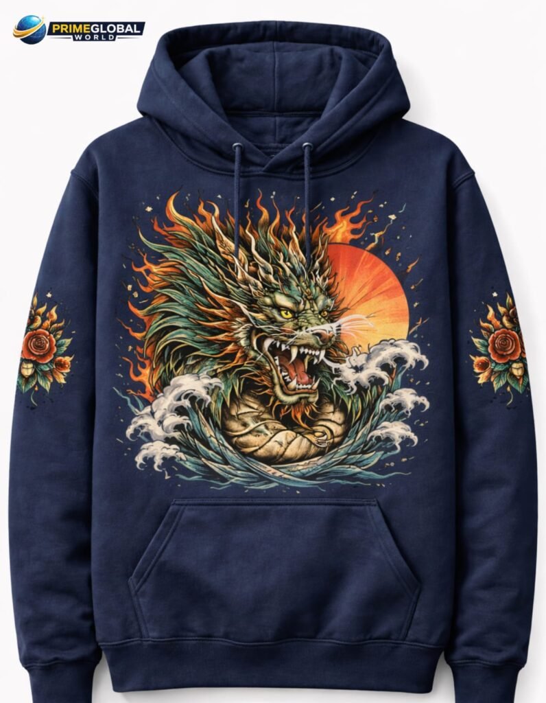 Dark blue houdie